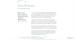 Desktop Screenshot of durdharsa.wordpress.com