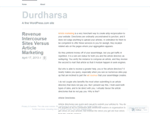 Tablet Screenshot of durdharsa.wordpress.com