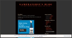 Desktop Screenshot of gameraters9.wordpress.com