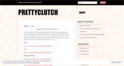 Desktop Screenshot of prettyclutch.wordpress.com