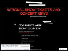 Tablet Screenshot of nationalshowtickets.wordpress.com