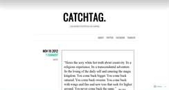 Desktop Screenshot of catchtag.wordpress.com