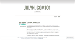 Desktop Screenshot of jolyncom101.wordpress.com