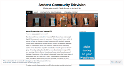 Desktop Screenshot of actv20.wordpress.com