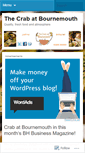 Mobile Screenshot of crabrestaurantbournemouth.wordpress.com