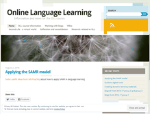 Tablet Screenshot of onlinell.wordpress.com