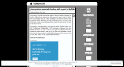 Desktop Screenshot of mylifepress203.wordpress.com