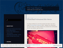 Tablet Screenshot of misstragicelegance.wordpress.com