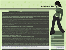 Tablet Screenshot of princessrb.wordpress.com