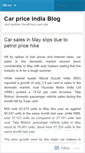 Mobile Screenshot of carpriceindia.wordpress.com