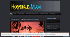 Desktop Screenshot of hospedajemiami.wordpress.com