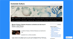 Desktop Screenshot of comendocultura.wordpress.com