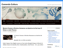 Tablet Screenshot of comendocultura.wordpress.com