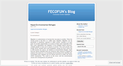 Desktop Screenshot of fecofunblog.wordpress.com