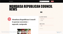 Desktop Screenshot of mombasarepublicancouncil.wordpress.com