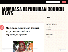 Tablet Screenshot of mombasarepublicancouncil.wordpress.com