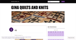 Desktop Screenshot of ginaquilts.wordpress.com