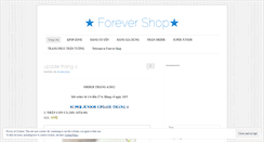 Desktop Screenshot of forever13shop.wordpress.com