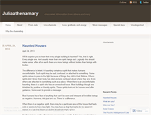 Tablet Screenshot of juliaathenamary.wordpress.com