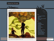 Tablet Screenshot of imprintpress.wordpress.com