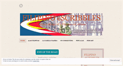 Desktop Screenshot of filipinoscribbles.wordpress.com