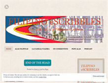 Tablet Screenshot of filipinoscribbles.wordpress.com