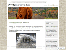 Tablet Screenshot of equineclub.wordpress.com