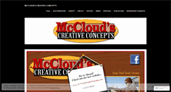 Desktop Screenshot of mccloudscreativeconcepts.wordpress.com