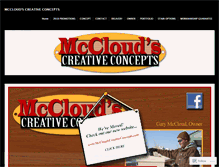 Tablet Screenshot of mccloudscreativeconcepts.wordpress.com