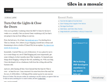 Tablet Screenshot of nosleeptil.wordpress.com