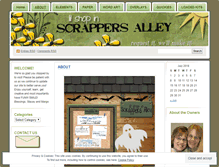 Tablet Screenshot of lilshopinscrappersalley.wordpress.com