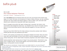 Tablet Screenshot of infozplus.wordpress.com