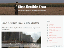 Tablet Screenshot of eineflexiblefrau.wordpress.com