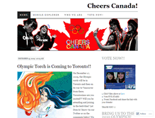 Tablet Screenshot of cheerscanada.wordpress.com