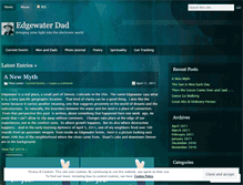 Tablet Screenshot of edgewaterdad.wordpress.com