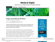 Tablet Screenshot of medialdigital.wordpress.com