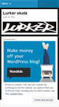 Mobile Screenshot of lurkerskate.wordpress.com