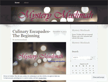 Tablet Screenshot of mysterymuslimah.wordpress.com