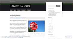 Desktop Screenshot of oratiosanctus.wordpress.com