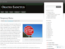 Tablet Screenshot of oratiosanctus.wordpress.com