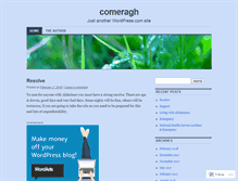 Tablet Screenshot of comeragh.wordpress.com