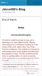 Mobile Screenshot of jduvall89.wordpress.com