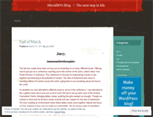 Tablet Screenshot of jduvall89.wordpress.com