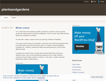 Tablet Screenshot of plantsandgardens.wordpress.com