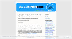 Desktop Screenshot of mercadonegro.wordpress.com