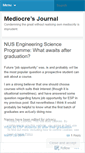 Mobile Screenshot of mediocre.wordpress.com