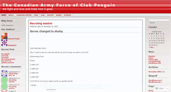 Desktop Screenshot of canadianarmyforce.wordpress.com