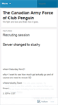 Mobile Screenshot of canadianarmyforce.wordpress.com