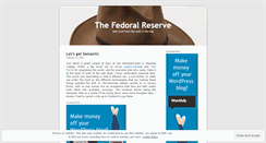 Desktop Screenshot of fedoralreserve.wordpress.com