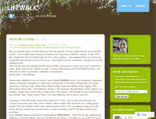 Tablet Screenshot of lifewalkblog.wordpress.com